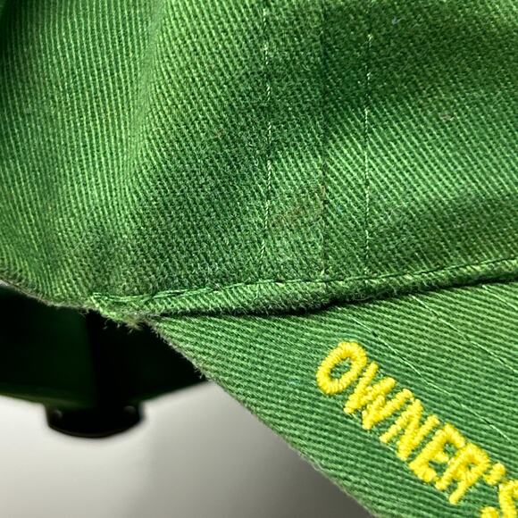 John Deere Owners Edition Hat Baseball Cap Green Farmer Farm Tractor Strapback - Picture 6 of 12